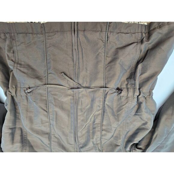 Vintage Tally-Ho Faux Fur Trimmed Brown Jacket S winter cold - Picture 4 of 11